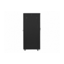 Szafa Instalacyjna Rack Stojąca 19 42u 800x1000 Czarna Drzwi Perforowane Lanberg (FLAT Pack)"
