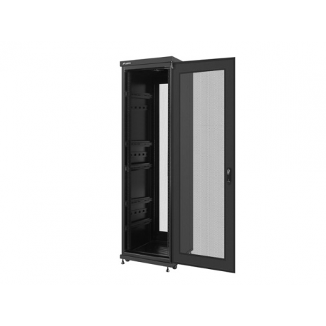Szafa Instalacyjna Rack Stojąca 19 42u 600x600 Czarna Drzwi Perforowane Lanberg (FLAT Pack)" - WYPRZEDAŻ
