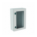 Szafka stalowa ETA EC IP55 z płytą montażową EC060830.P  800 x 600 x 300. (wys. x szer. x gł.) Drzwi transparentne